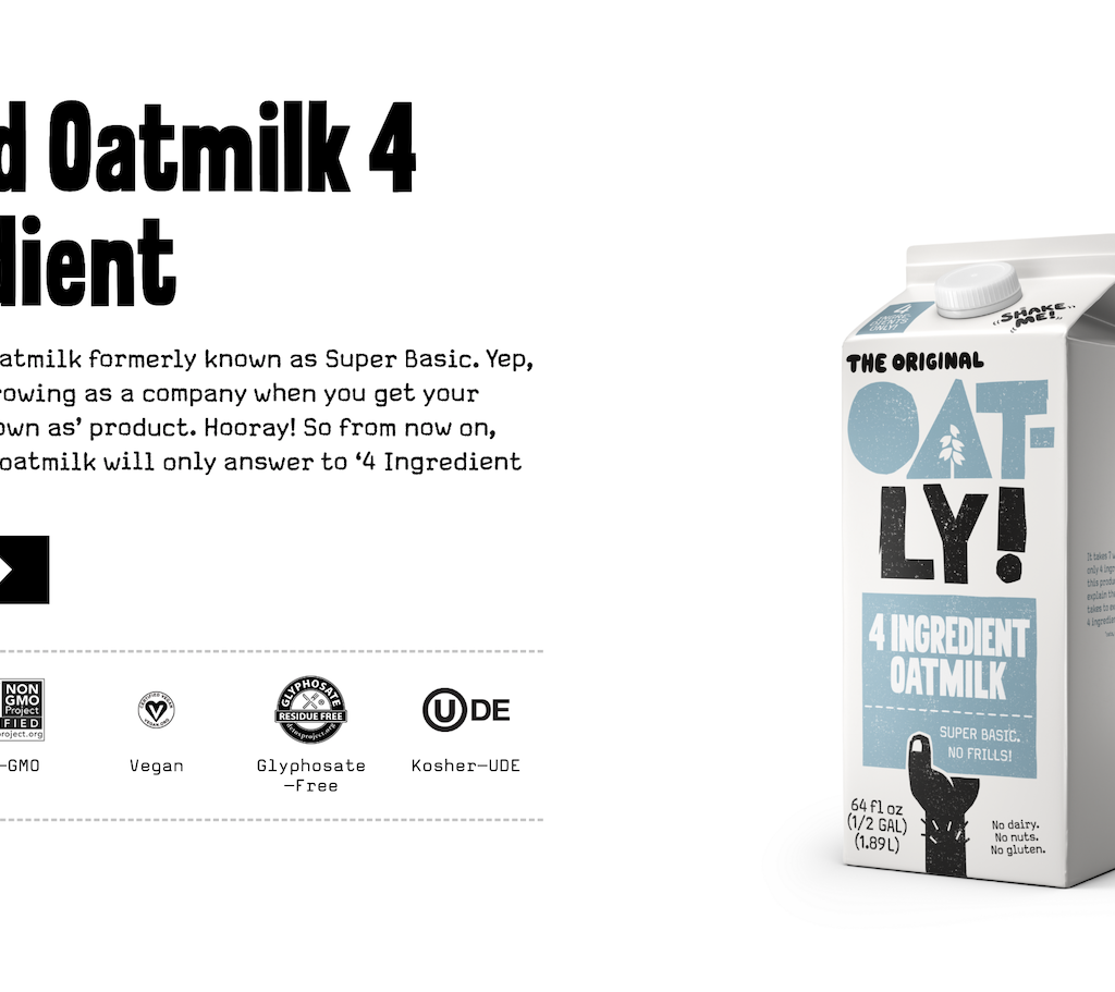 Oatly website screenshot