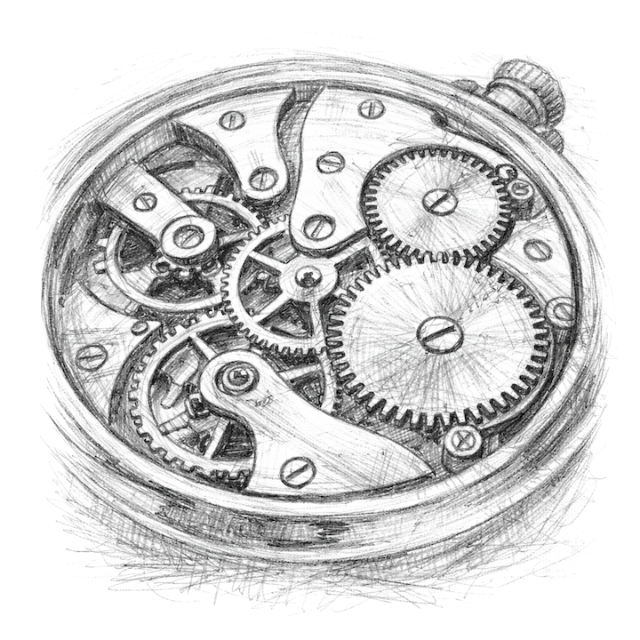 ATB inside of a watch