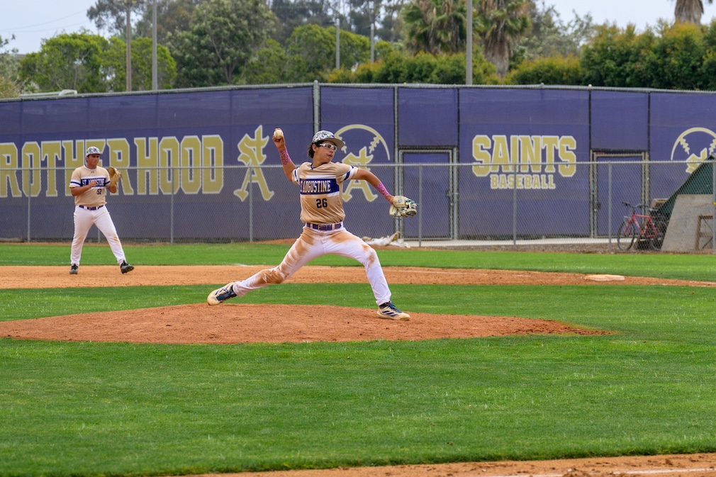 Baseball game action photo